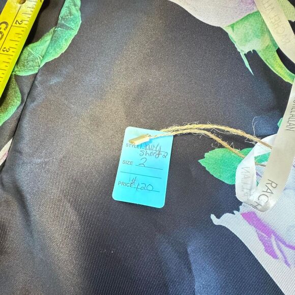 Rachel Allan Women's or Junior Floral Skirt, A-Lined, Size 2 NWT - Picture 4 of 5